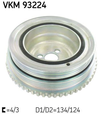 SKF Ременный шкив, коленчатый вал VKM 93224