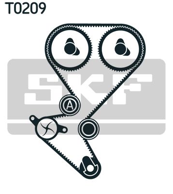 SKF Hammasrihma komplekt VKMA 03258