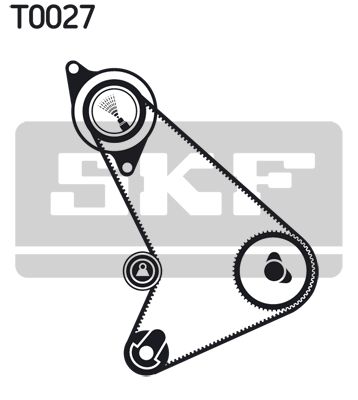 SKF Комплект ремня ГРМ VKMA 04301