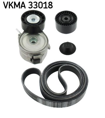 SKF Поликлиновой ременный комплект VKMA 33018