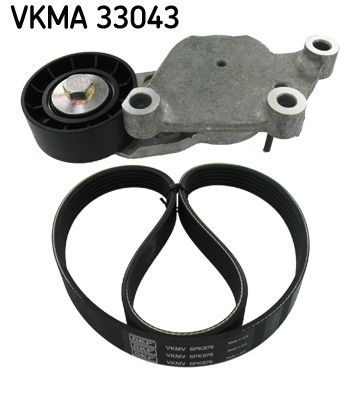 SKF Поликлиновой ременный комплект VKMA 33043