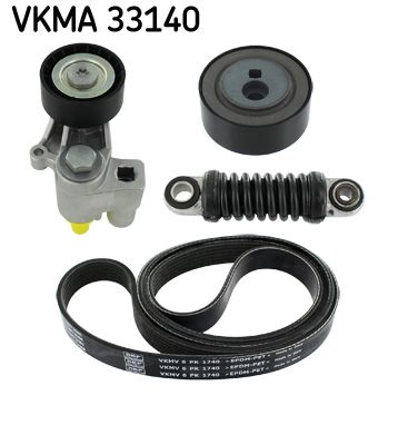 SKF Поликлиновой ременный комплект VKMA 33140