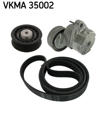SKF Поликлиновой ременный комплект VKMA 35002