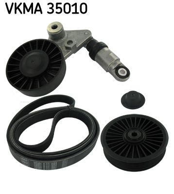 SKF Поликлиновой ременный комплект VKMA 35010