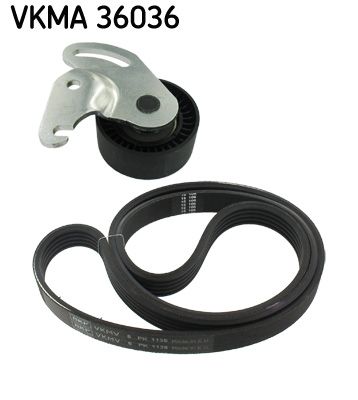 SKF Поликлиновой ременный комплект VKMA 36036