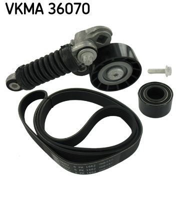 SKF Поликлиновой ременный комплект VKMA 36070