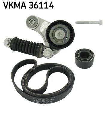 SKF Поликлиновой ременный комплект VKMA 36114