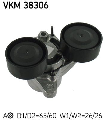 SKF Поликлиновой ременный комплект VKMA 38306