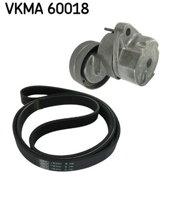 SKF Поликлиновой ременный комплект VKMA 60018