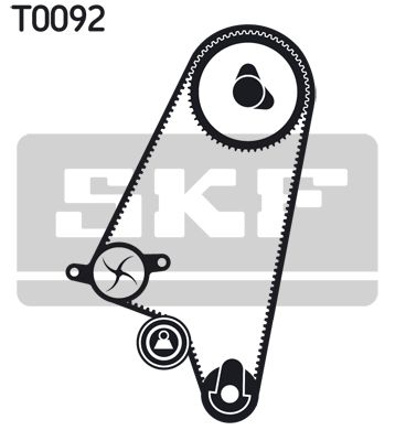 SKF Hammasrihma komplekt VKMA 90001