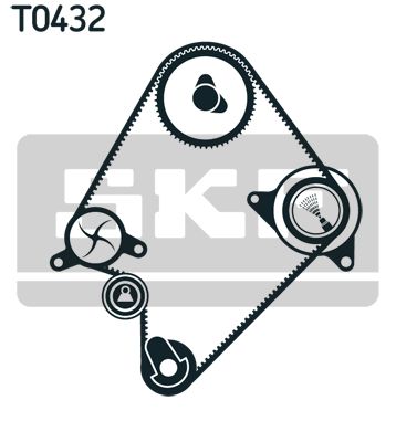 SKF Комплект ремня ГРМ VKMA 94009