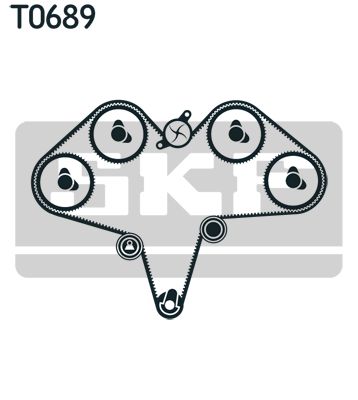 SKF Hammasrihma komplekt VKMA 95039