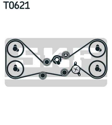 SKF Hammasrihma komplekt VKMA 98112