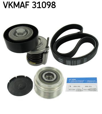 SKF Поликлиновой ременный комплект VKMAF 31098