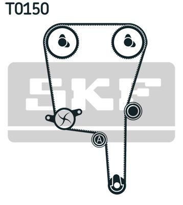 SKF Veepump + hammasrihmakomplekt VKMC 01114