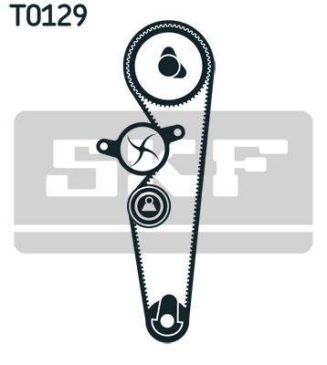 SKF Veepump + hammasrihmakomplekt VKMC 02215-1