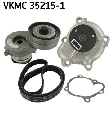 SKF Водяной насос + комплект ручейковых ремней VKMC 35215-1