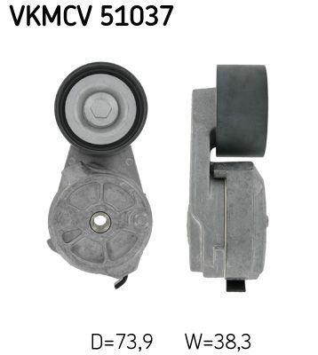 SKF Pingutusrull,soonrihm VKMCV 51037