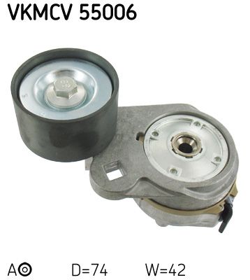SKF Натяжной ролик, поликлиновой ремень VKMCV 55006
