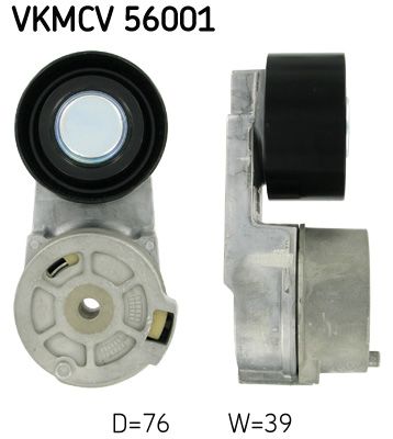 SKF Натяжной ролик, поликлиновой ремень VKMCV 56001