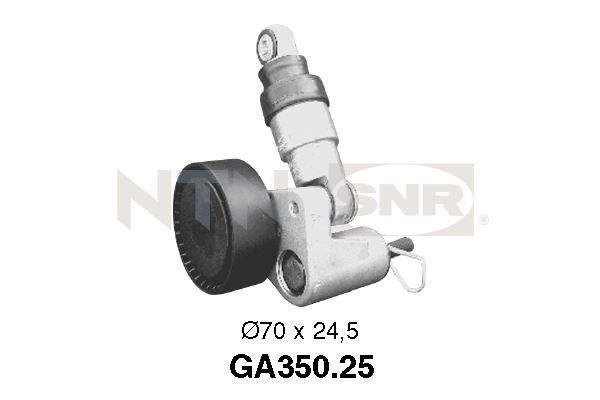 SNR Натяжной ролик, поликлиновой ремень GA350.25