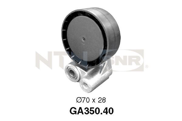 SNR Натяжной ролик, поликлиновой ремень GA350.40