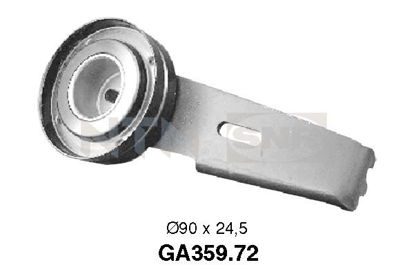 SNR Натяжной ролик, поликлиновой ремень GA359.72