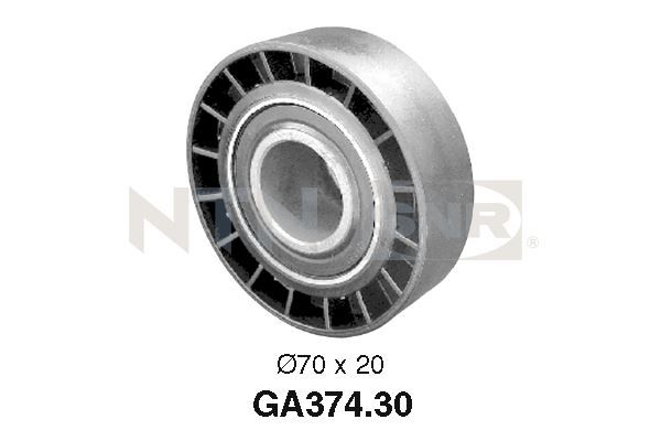 SNR Натяжной ролик, поликлиновой ремень GA374.30