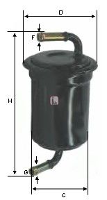 SOFIMA Kütusefilter S 1533 B
