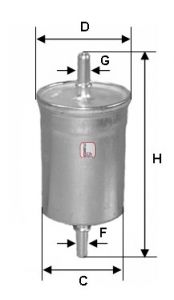 SOFIMA Топливный фильтр S 1718 B