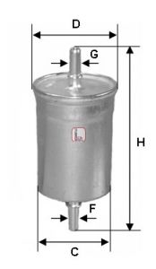 SOFIMA Kütusefilter S 1825 B