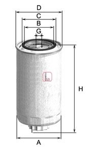 SOFIMA Kütusefilter S 2110 NR