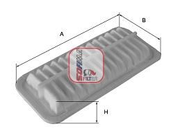 SOFIMA Õhufilter S 3639 A