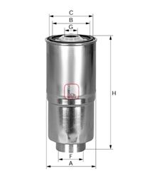 SOFIMA Топливный фильтр S 4380 NR