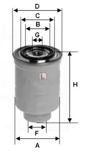 SOFIMA Kütusefilter S 4393 NR