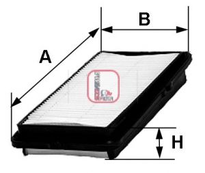 SOFIMA Õhufilter S 8010 A