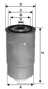 SOFIMA Топливный фильтр S 8501 NR