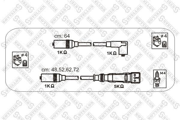 STELLOX Süütesüsteemikomplekt 10-38083-SX