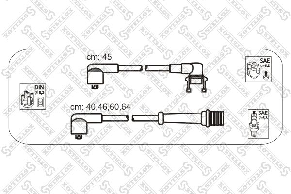 STELLOX Süütesüsteemikomplekt 10-38163-SX