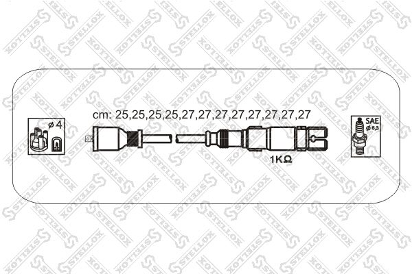 STELLOX Süütesüsteemikomplekt 10-38436-SX