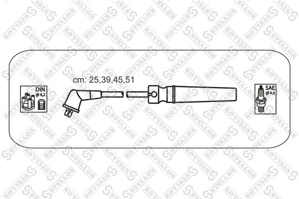 STELLOX Süütesüsteemikomplekt 10-38570-SX