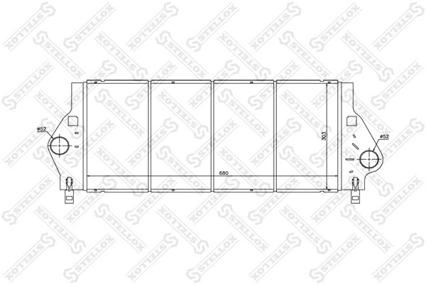 STELLOX Интеркулер 10-40065-SX