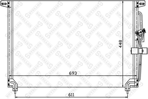 STELLOX Kondensaator,kliimaseade 10-45048-SX