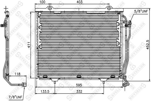 STELLOX Kondensaator,kliimaseade 10-45123-SX