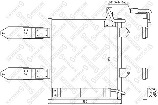 STELLOX Kondensaator,kliimaseade 10-45162-SX