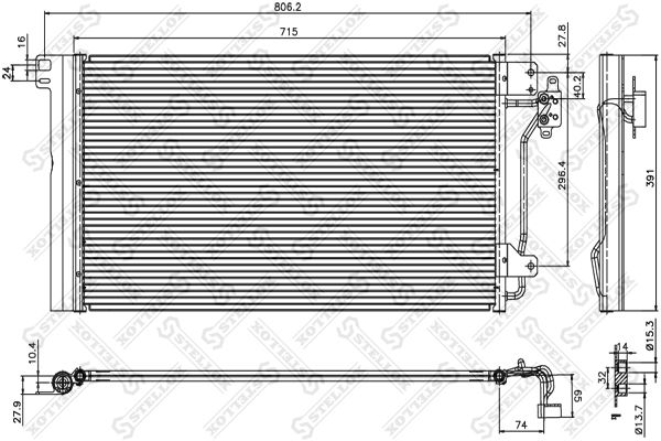 STELLOX Kondensaator,kliimaseade 10-45167-SX