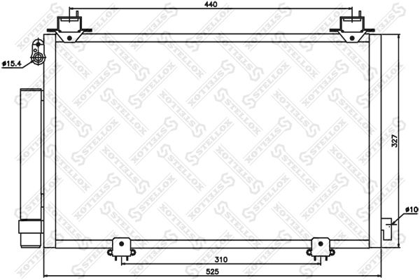 STELLOX Kondensaator,kliimaseade 10-45597-SX