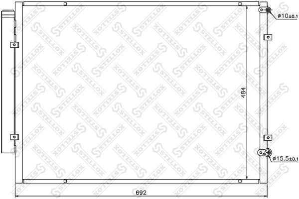 STELLOX Kondensaator,kliimaseade 10-45652-SX