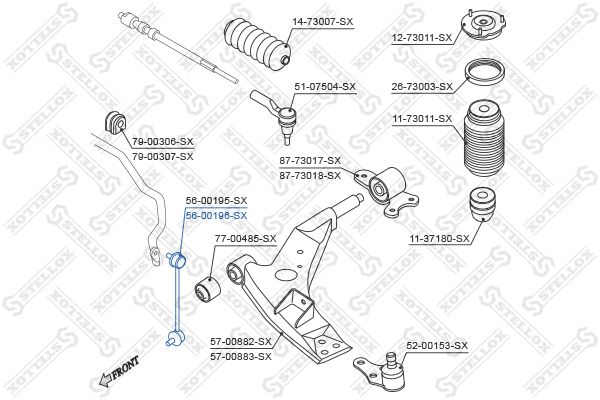 STELLOX Stabilisaator,Stabilisaator 56-00196-SX