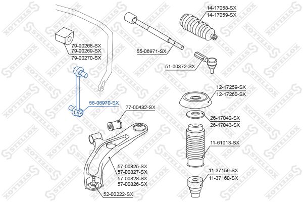 STELLOX Stabilisaator,Stabilisaator 56-06970-SX